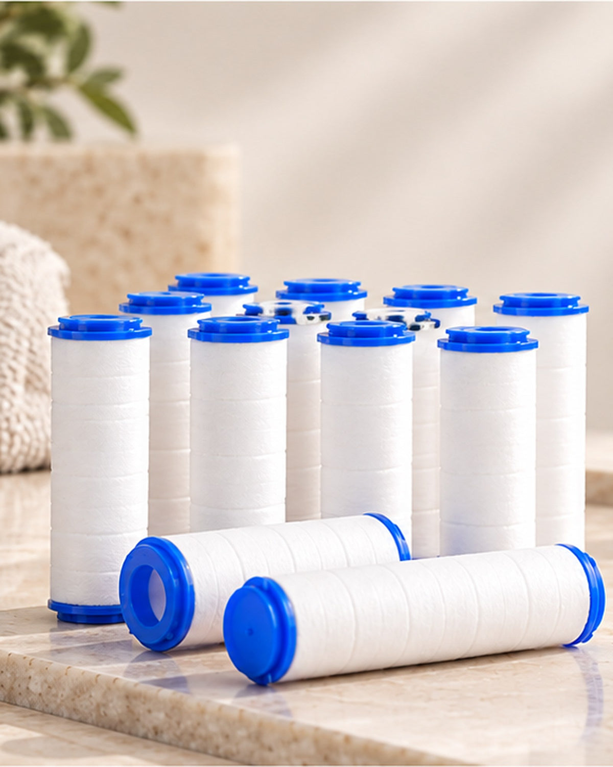 Pack de 10 filtros de recambio de algodón PP